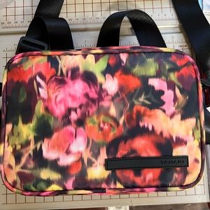 Tahari Monroe Crossbody purse/makeup bag/airline carry-on bag - (#0680)